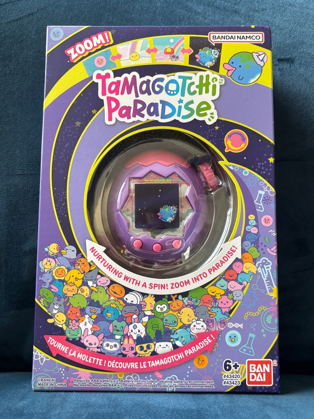 Bandai Tamagotchi Paradise Virtual Pet - Purple Sky